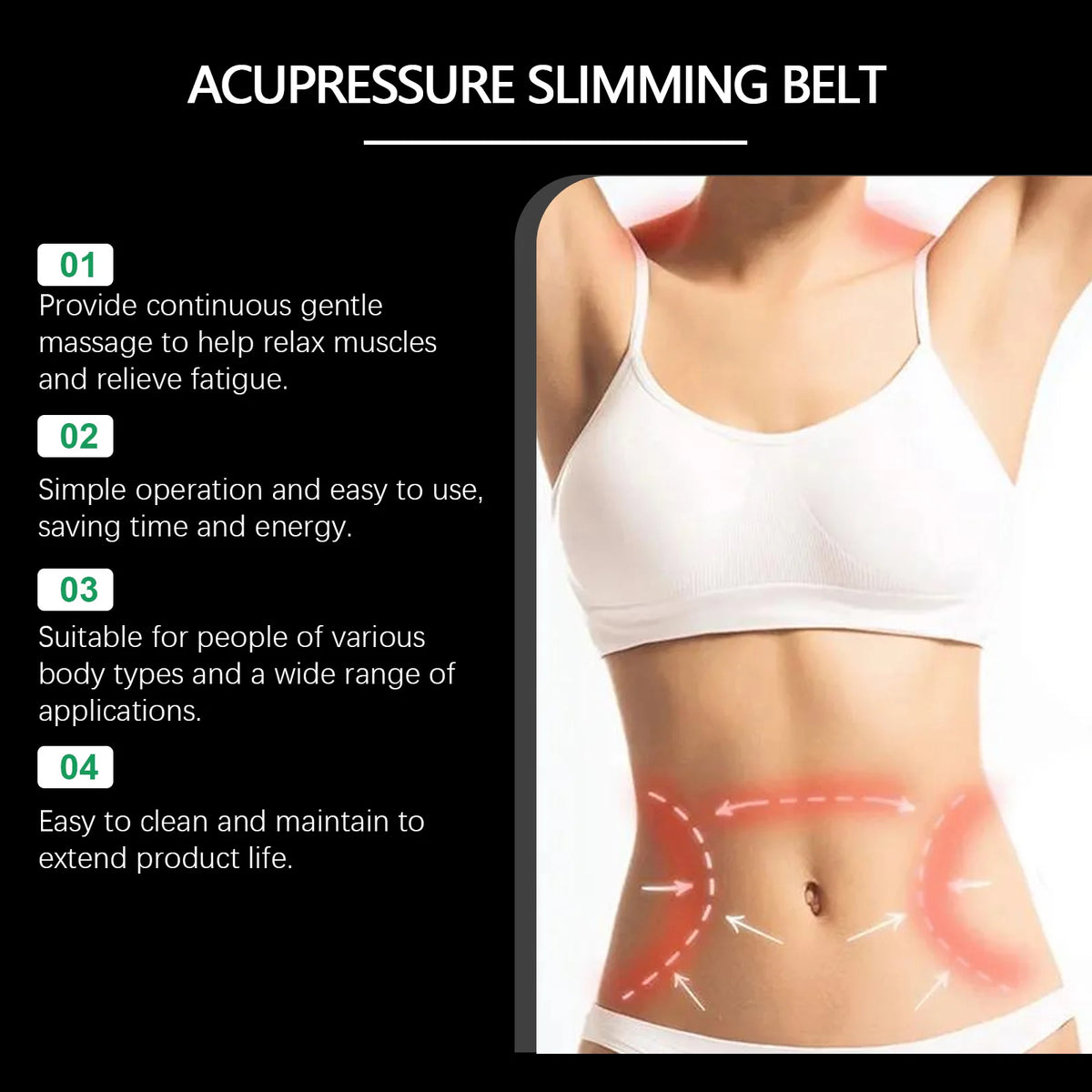 Breathable Elastic Waist Support Belt – Warm & Comfortable Waist Support Belt Qst
