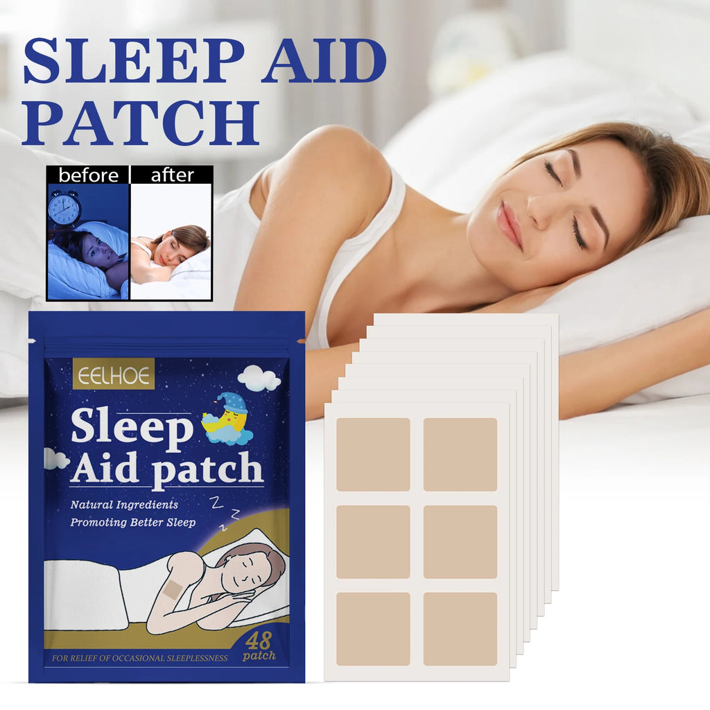 Lavender Calming Sleep Patches – 48 Pc Nighttime Body Stickers Calming Sleep Patch Qst