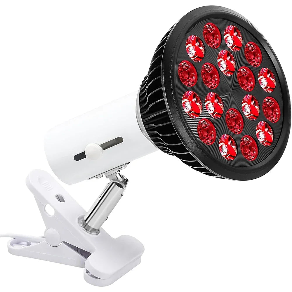 ZONGKUNG 54W Red Light Therapy Lamp – 660nm & 850nm LED Light Therapy Lamp Qst B Set-White