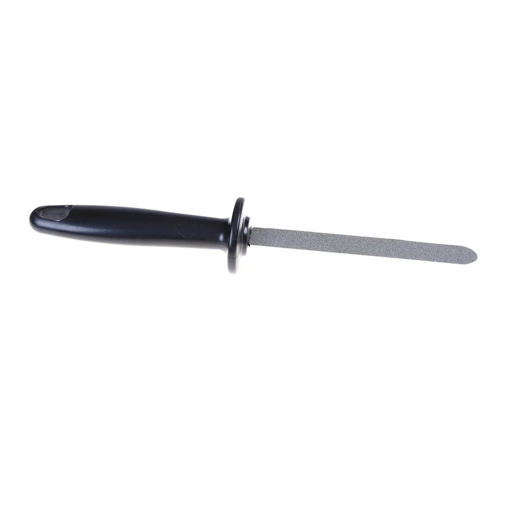 Double-Sided Knife Sharpener 400/1000 Grit | Non-Slip Handle Knife Sharpener Qst