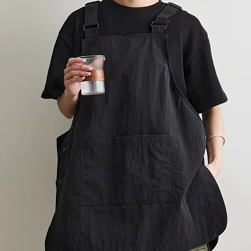 Waterproof Unisex Apron – Barber, Café & Catering Workwear Workwear Apron Qme