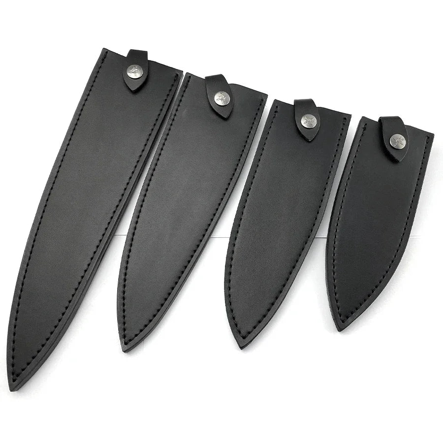 Swayboo Cowhide Leather Knife Sheath – Chef & Camping Case Leather Knife Sheath Qst