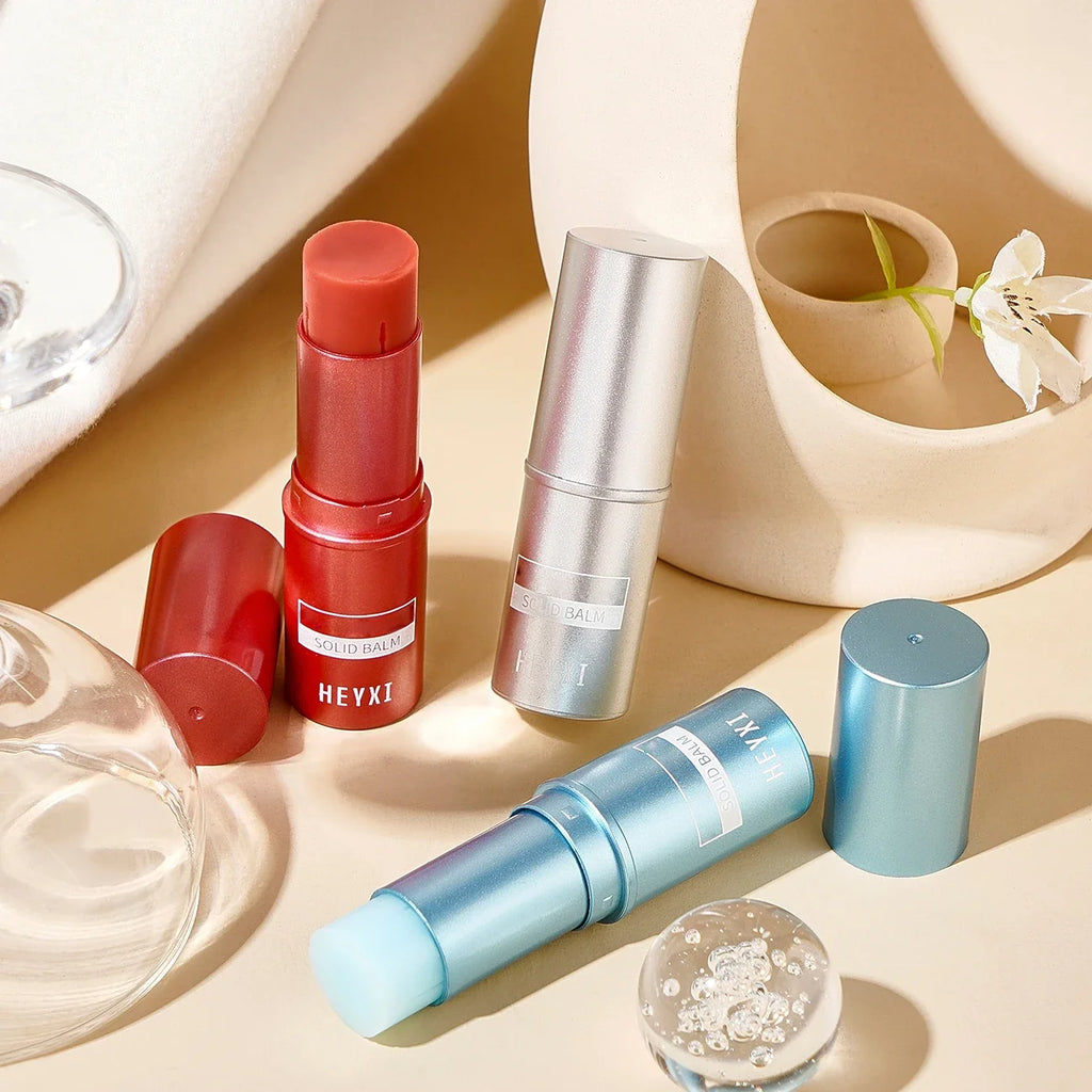 Solid Perfume Balm Set of 3 | Long-Lasting Portable Fragrance Solid Perfume Balm Qme