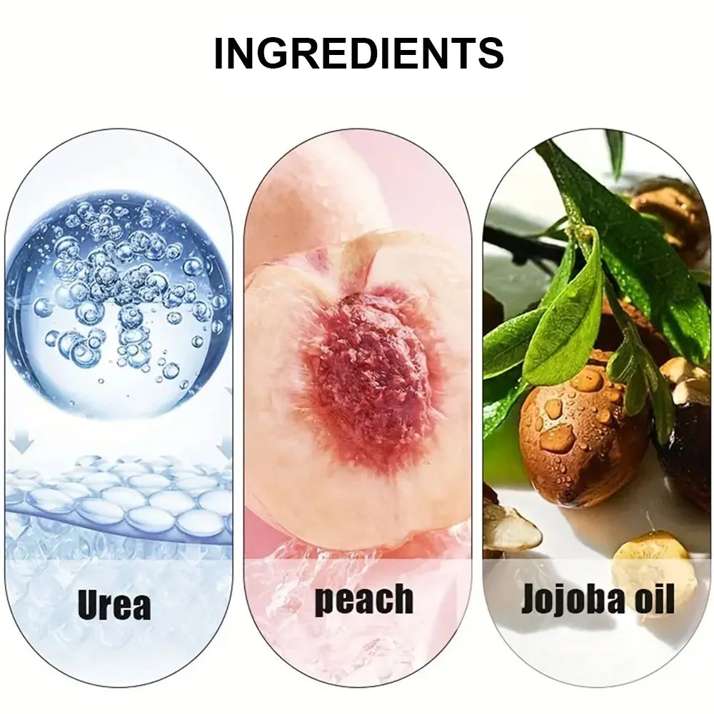 YOUNGCOME Peach Hand & Foot Cream – Deep Moisturizing Care Hand & Foot Cream Qst