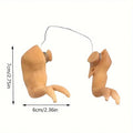 Chicken Giant Arm Decoration – Dinosaur Forelimbs Pet Prop Novelty Pet Prop Qme Flesh-colored 5pcs