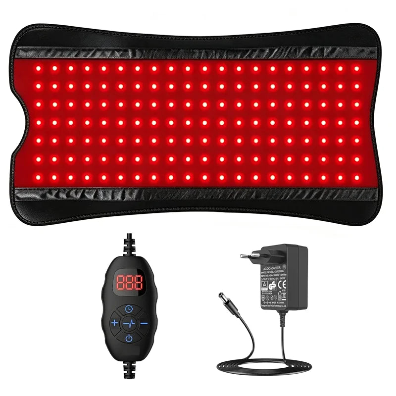 140 LED Red Light Therapy Belt 660nm 850nm Near Infrared Light Therapy Belt Qst 140LEDs Belt 100-240V AU plug