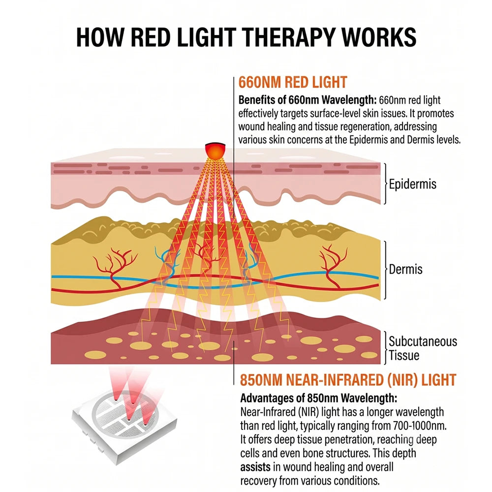 Pet Red Light Therapy Cape 210 LEDs 660nm 850nm Large Dog Pet Therapy Cape Qst