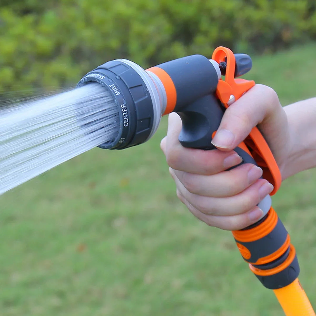 8-Pattern High-Pressure Garden Hose Spray Gun Nozzle Garden Hose Spray Gun Qme