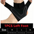 Breathable Compression Ankle Brace Support for Sports Ankle Brace Support Qst Left Foot 1PC L