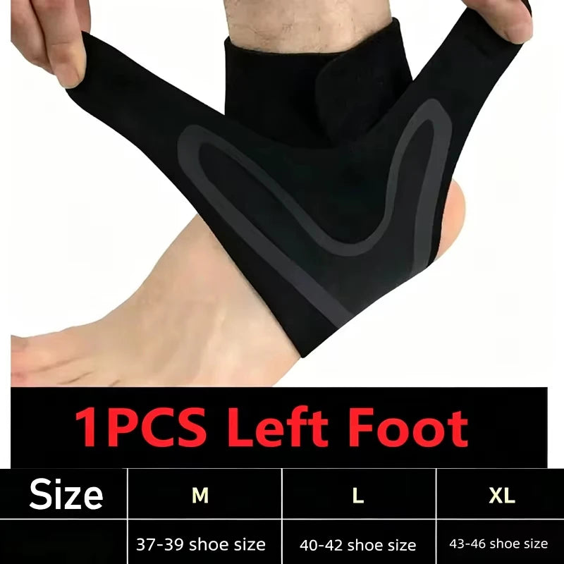 Breathable Compression Ankle Brace Support for Sports Ankle Brace Support Qst Left Foot 1PC L