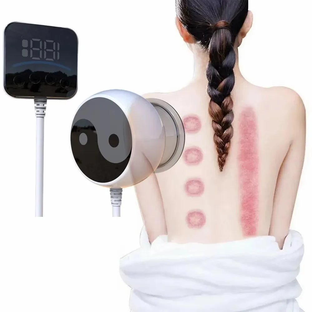 Vilnason Smart Electric Cupping Gua Sha Massager – LCD Display Electric Cupping Massager Qst