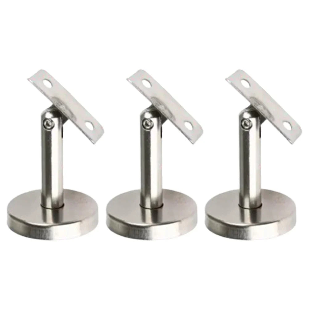 Adjustable Stair Handrail Brackets 304 Stainless Steel Set of 3 Handrail Bracket Qme 60mm A