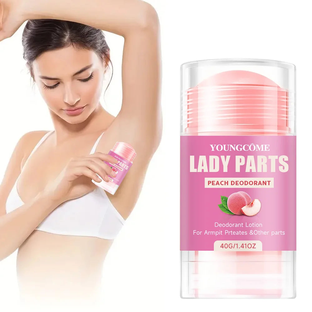 YOUNGCOME Peach Full Body Deodorant Stick – 72-Hour Fresh Body Deodorant Stick Qst
