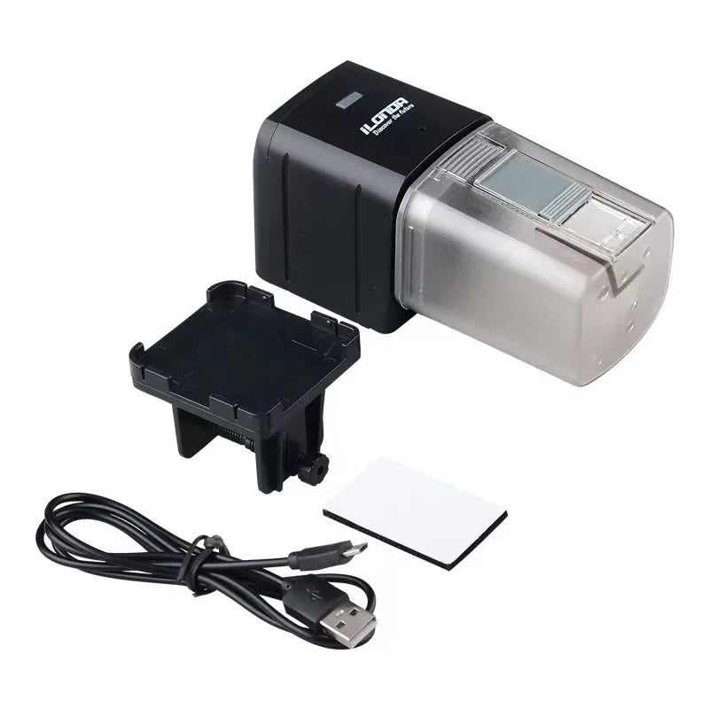 Ilonda WiFi Automatic Fish Feeder | Smart Aquarium Tank Feeder Automatic Fish Feeder Qme