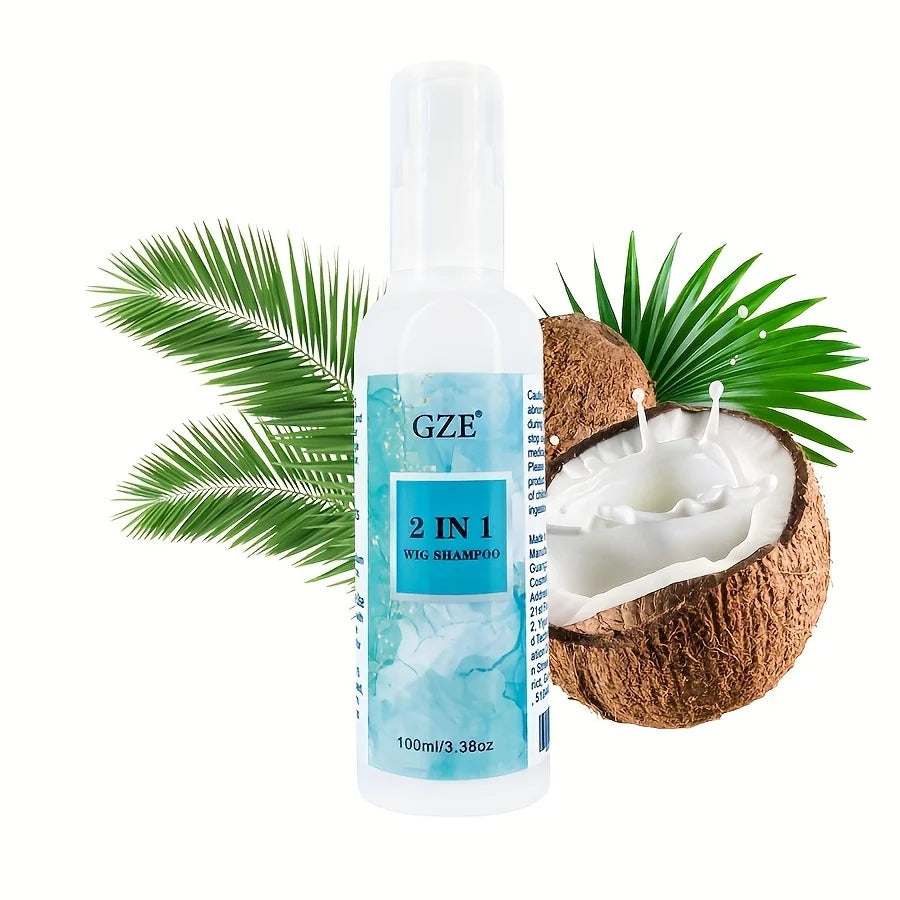 GZE Wig Shampoo – Deep Cleansing Soak for Synthetic Hair Wig Shampoo Qme