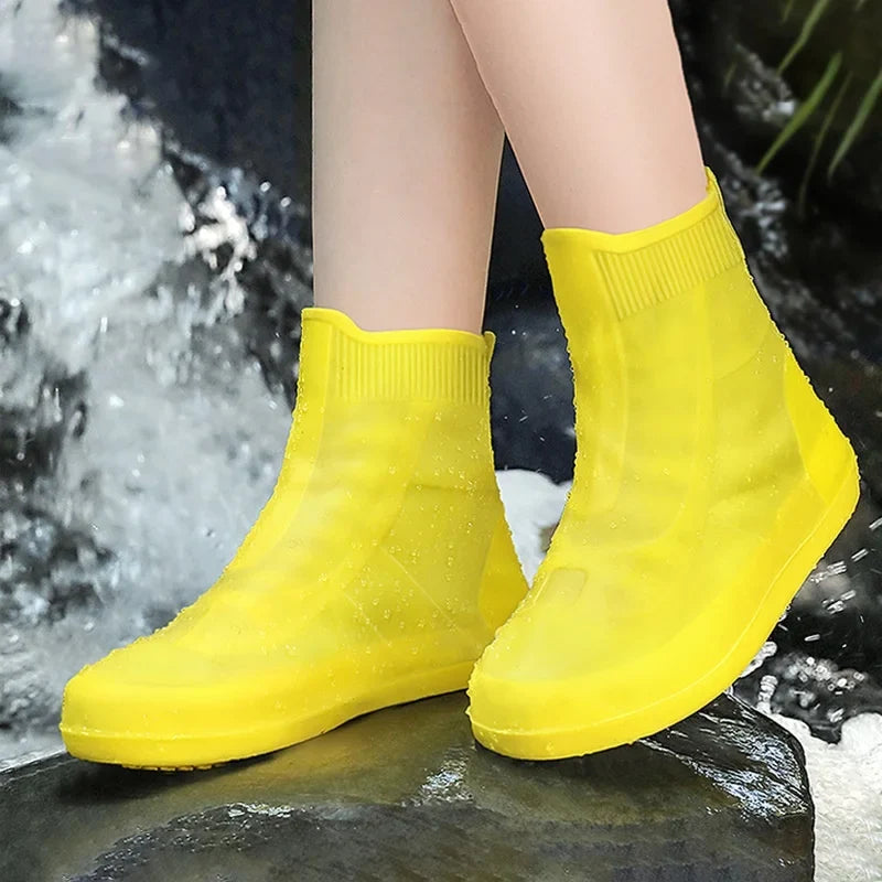 Waterproof Silicone Shoe Covers – Anti-Slip Rain Protectors Silicone Shoe Covers Qme