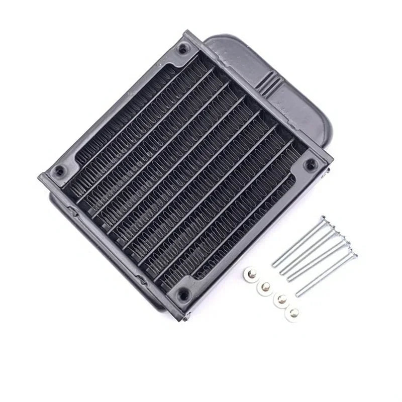 CPU Water Cooling Radiator Drain Fitting 80mm Aluminium PC Cooling Fitting Qme