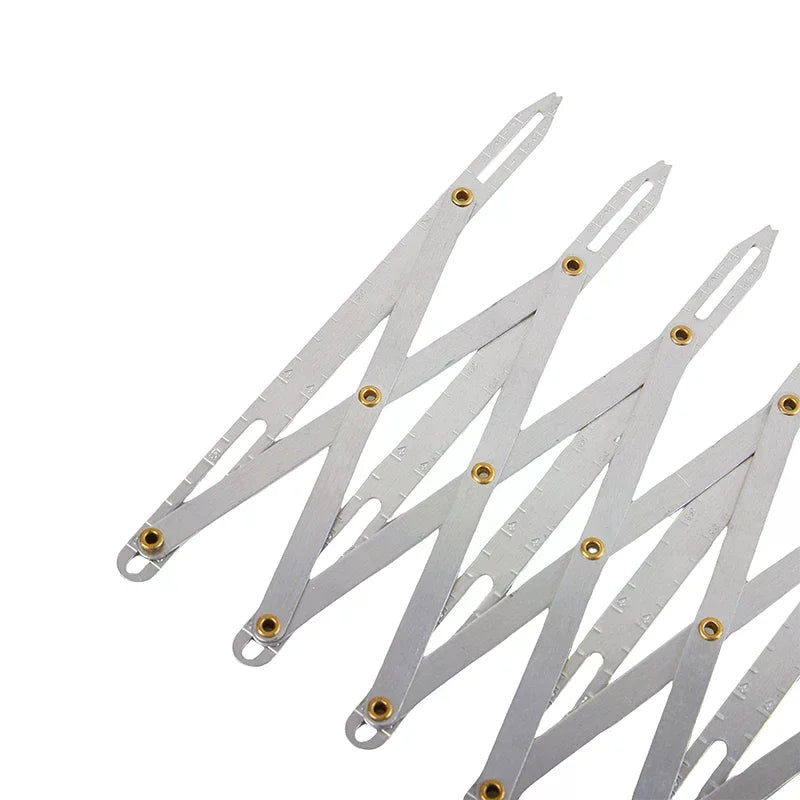 Expanding Buttonhole Sewing Gauge Spacer Guide Rule – Steel Sewing Gauge Tool Qme