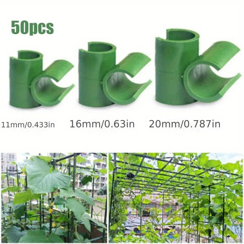 Plant Support Grid Cross Clamp Connectors – 4 Sizes Garden Support Clamps Qme