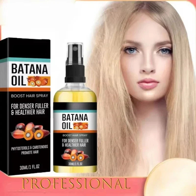 Batana Oil Hair Strengthening Spray – Natural Formula 30ml Hair Treatment Spray Qme