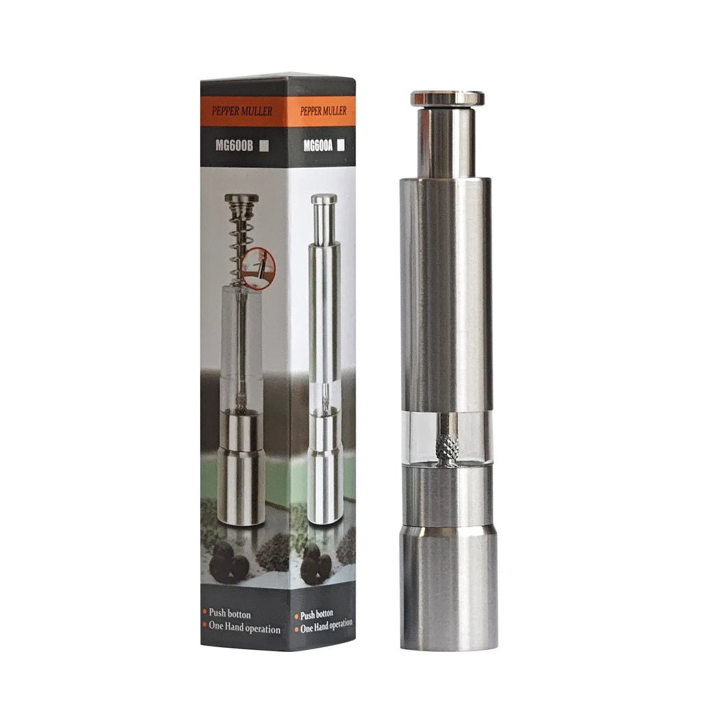Manual Stainless Steel Pepper & Sea Salt Grinder Mill Spice Grinder Mill Qme Single FG