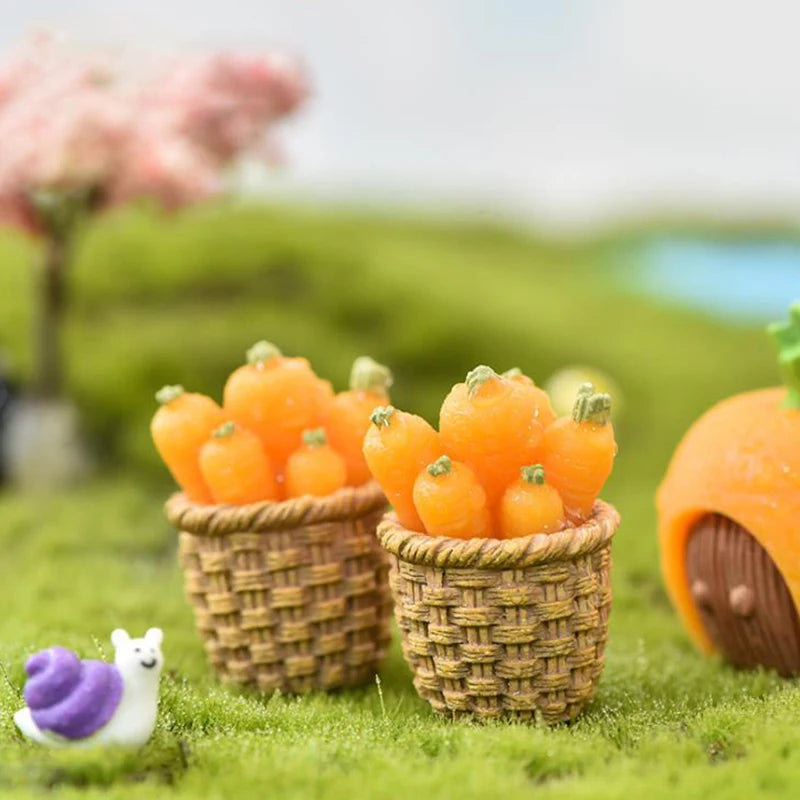 Mini Resin Rabbit Figurine – Easter Bunny Garden Ornament Resin Garden Figurine Qst