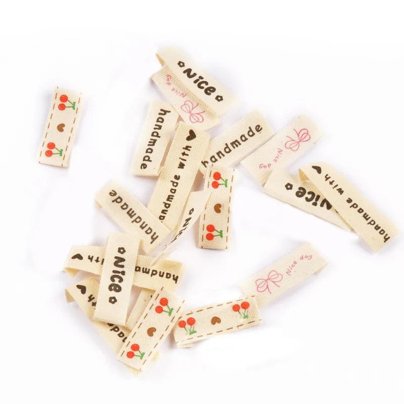 Mixed Pattern DIY Cloth Labels for Clothing, Shoes & Bags | 8pcs DIY Sewing Labels Qme