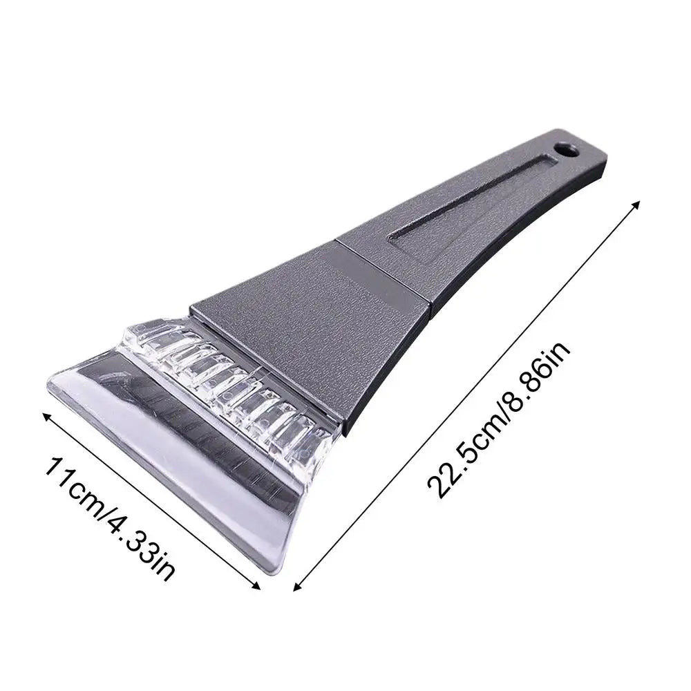 2-in-1 Winter Car Snow Shovel Glove – Waterproof Scraper Snow Scraper Glove Qme White