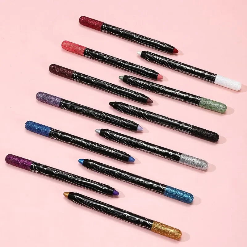Waterproof Pearlescent Glitter Eyeliner & Eyeshadow Pencil Eyeliner Eyeshadow Pencil Qme