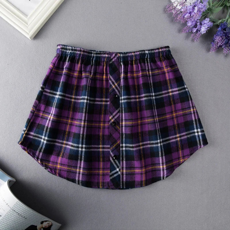 Women's Detachable Fake Shirt Hem Underskirt | S-5XL, 7 Colors Detachable Underskirt Qme PL 5XL