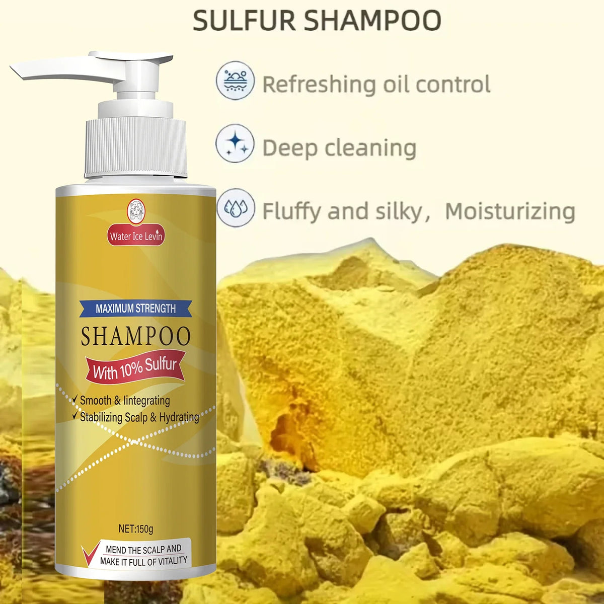 Maximum Strength 10% Sulfur Shampoo | Scalp & Hair Care Sulfur Scalp Shampoo Qme
