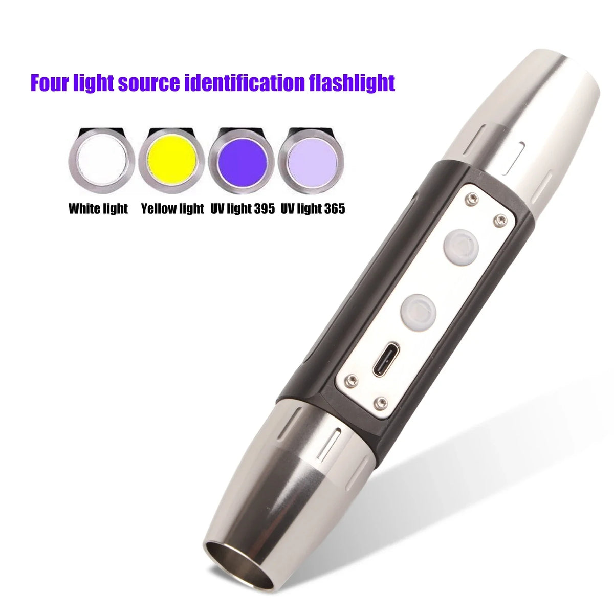 Professional Jade & Gem Torch – UV365 UV395 White Yellow Red UV Inspection Torch Qme
