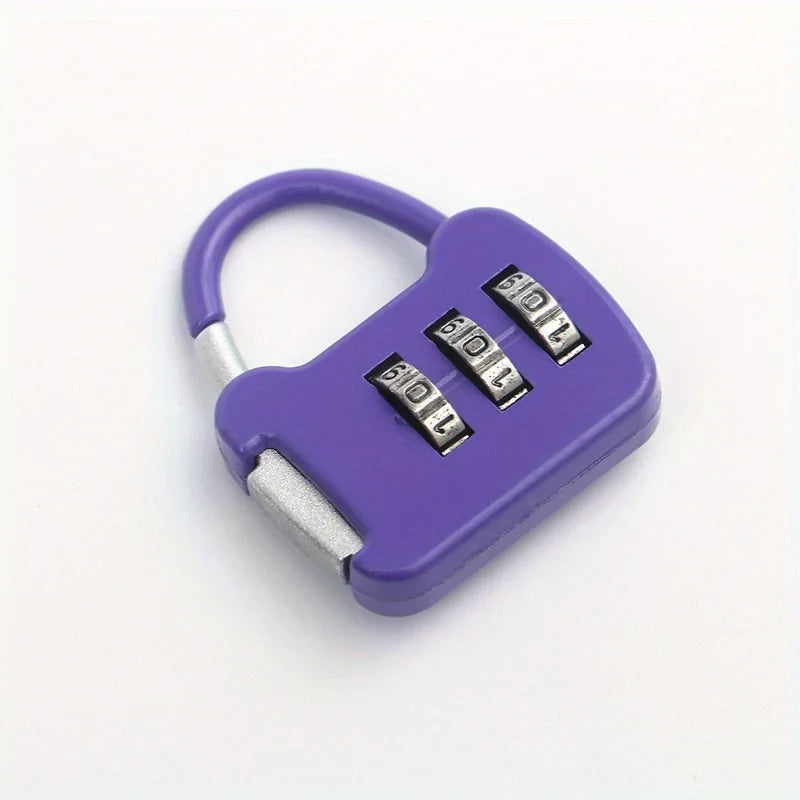 Mini Combination Padlock Set – Luggage, Locker & Bag Lock Combination Padlock Set Qme