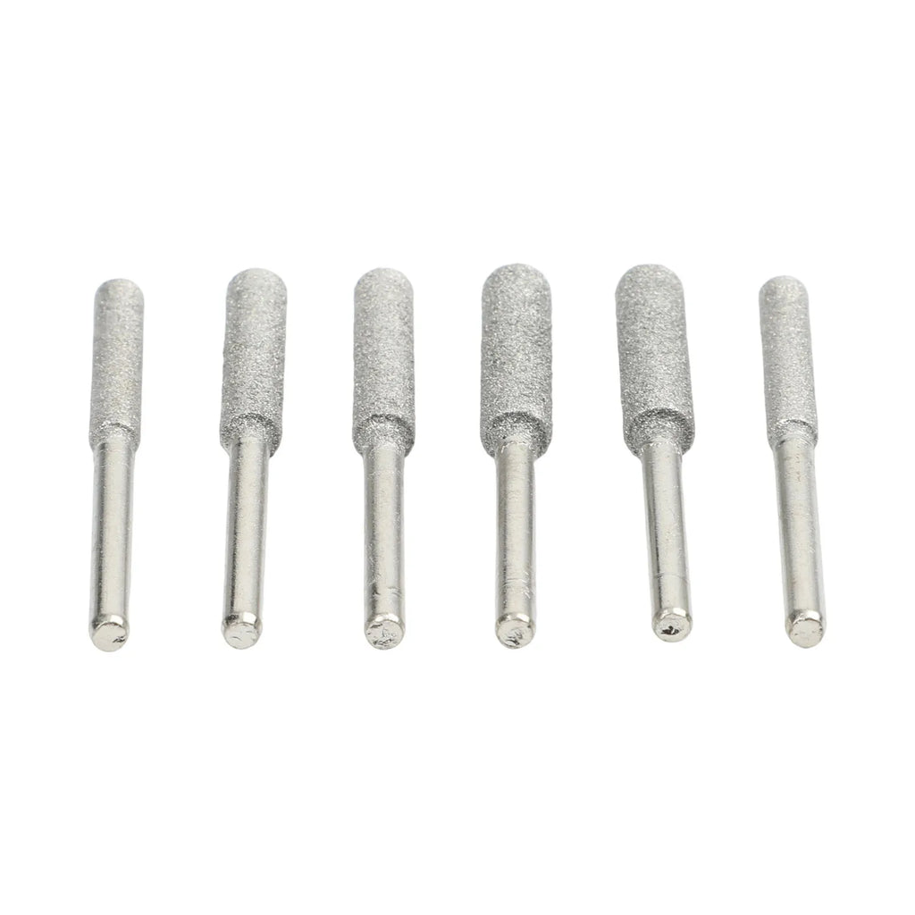 6-Piece Chainsaw Sharpener Burr Set – 4mm, 4.8mm & 5.5mm Chainsaw Sharpener Set Qme