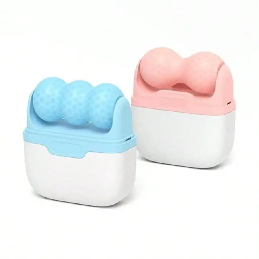 Dual-Head Ice Roller Facial Rejuvenation Device | 2 Colors Facial Ice Roller Qme