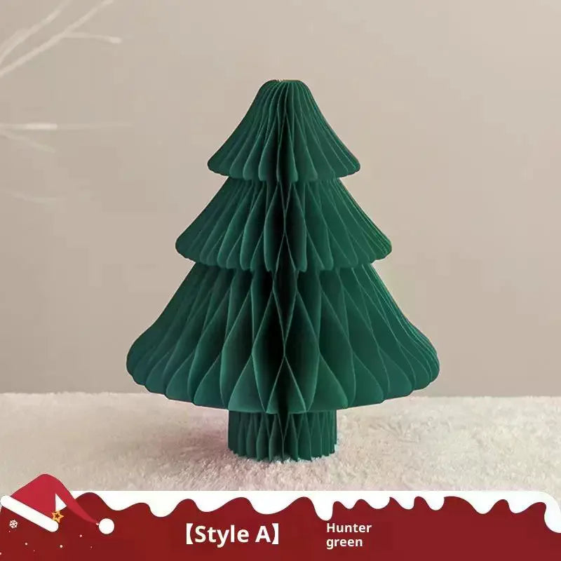3D Honeycomb Ball Christmas Tree Ornament – Folding Paper Christmas Ornament Qme