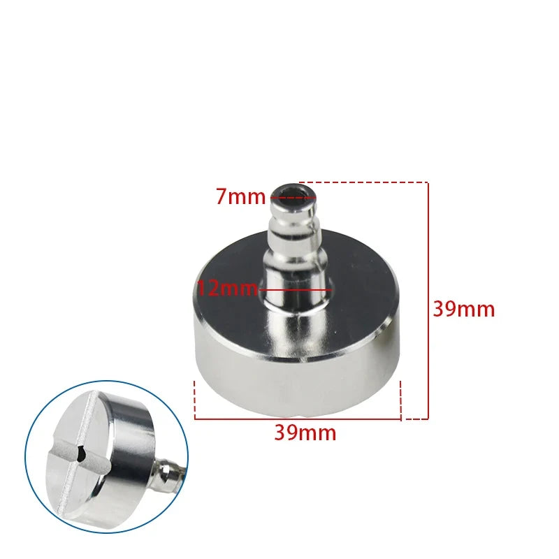 Stainless Steel Needle Converter Handle | Titanium Craft Tool Needle Converter Handle Qme