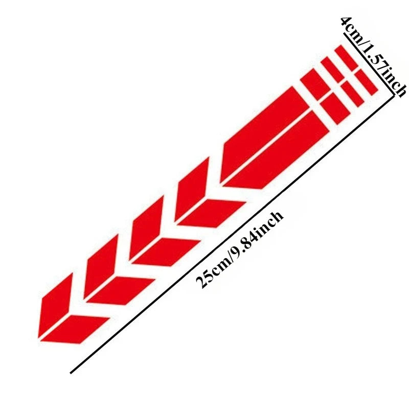 Motorcycle Stripe Stickers – Universal Vehicle Decals | 6 Colors Vehicle Stripe Decals Qme