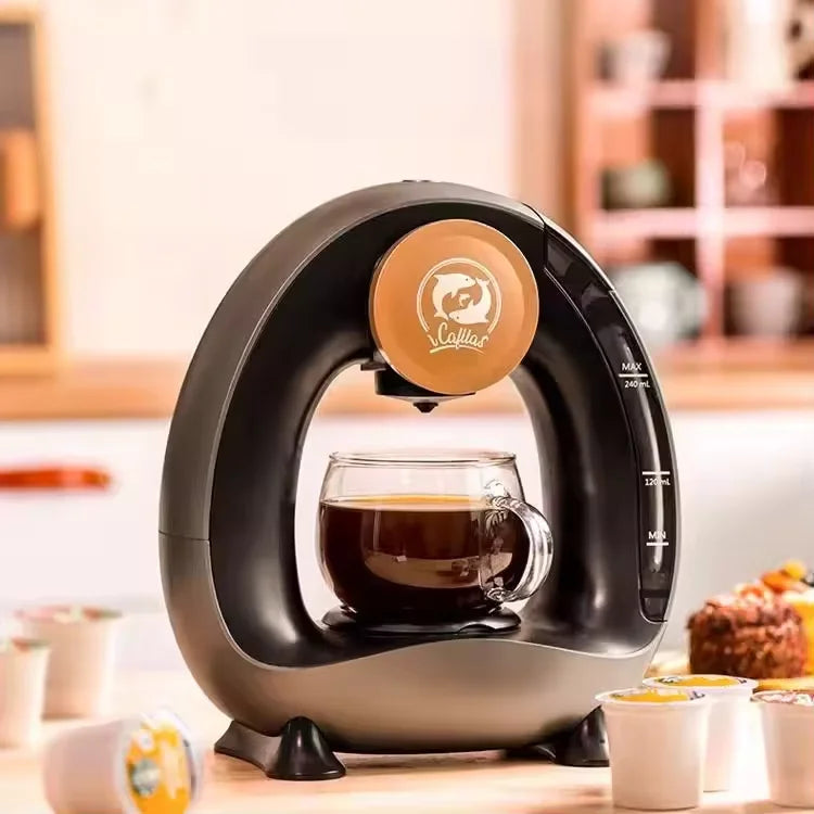 RECAFIMIL Portable 2-in-1 Coffee Maker – K-Cup & Ground Portable Coffee Maker Qst