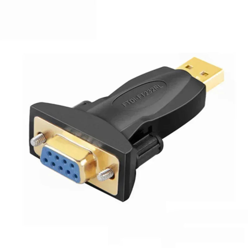USB to DB9 RS232 Serial Adapter Gold Plated – FTDI PL2303 USB Serial Adapter Qme FTDI Female 50mm