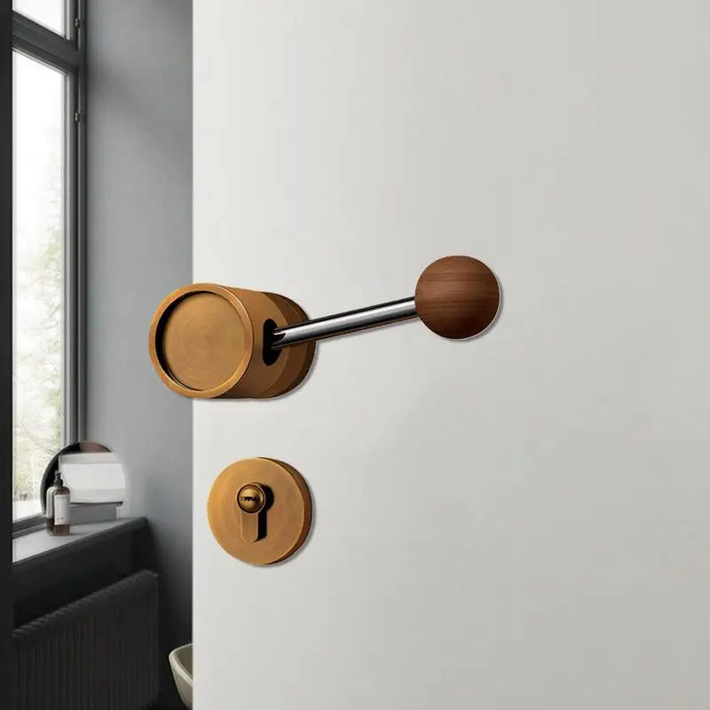 Modern Mute Interior Door Lock Bar | Rocker Knobs – Bedroom Interior Door Lock Qme