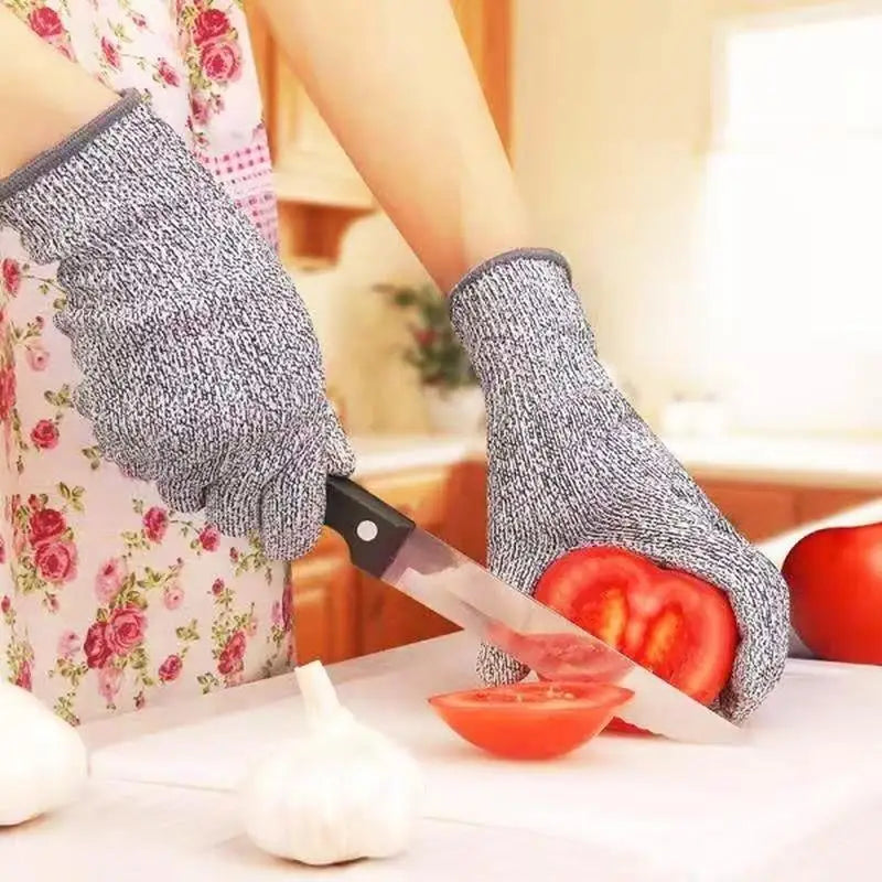 Level 5 Cut Resistant Gloves Food Grade Safety – 1 Pair Cut Resistant Gloves Qme