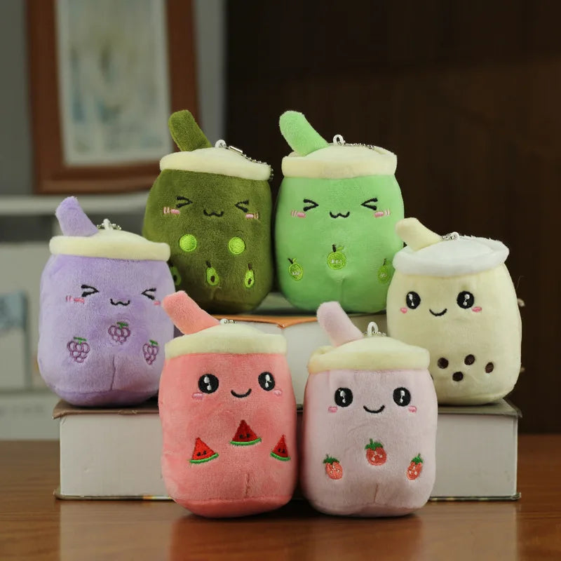 Boba Milk Tea Cup Plush Pillow Stuffed Toy – 5 Colors Plush Stuffed Toy Qme