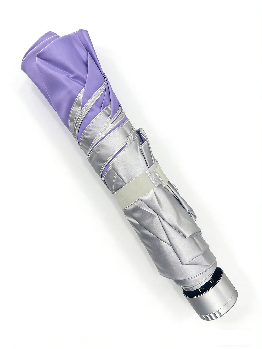 Windproof Compact Travel Umbrella – Auto Open/Close Folding Travel Umbrella Qst Iron 6K Purple