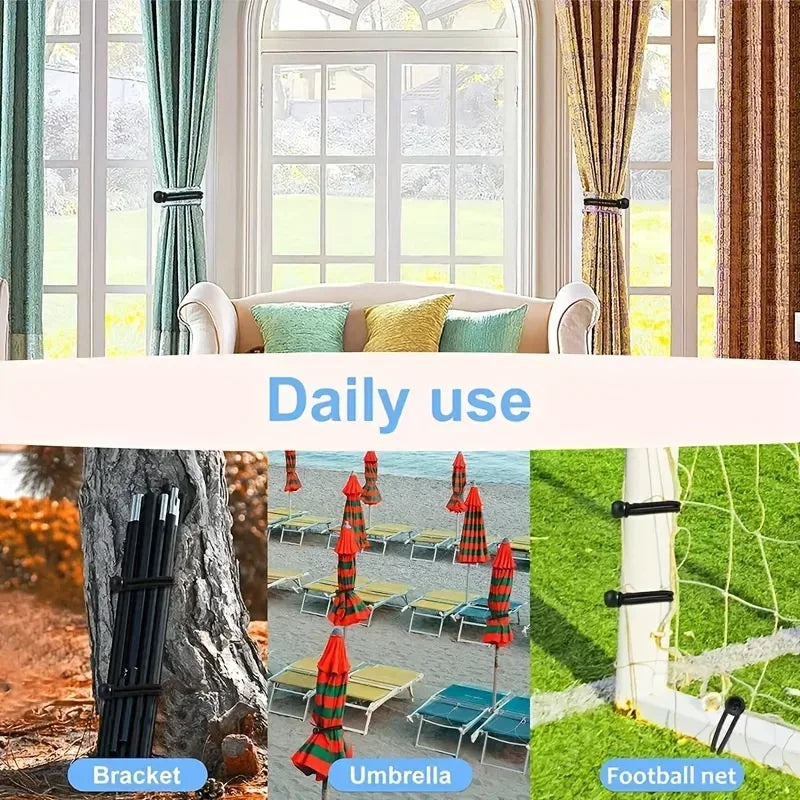 Heavy Duty Ball Bungee Cords for Tents, Gazebos & Camping Bungee Cord Set Qme