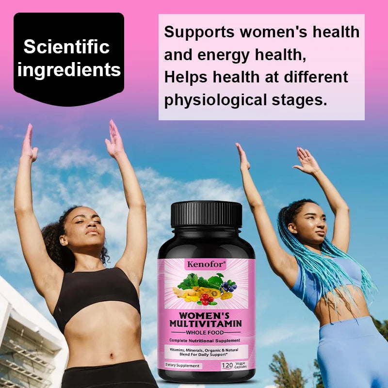 Women's Multivitamin Multimineral Capsules – Hair Skin Nails 120ct Women's Multivitamin Qst