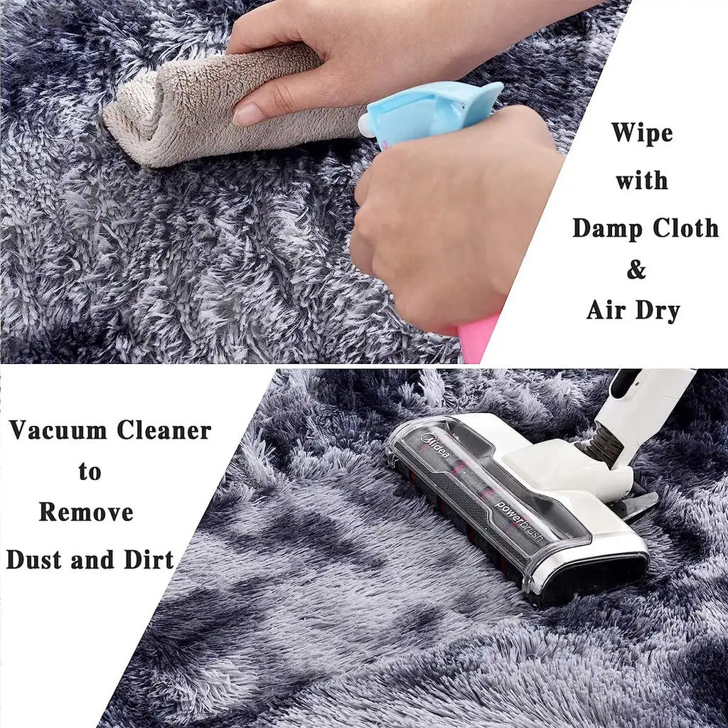 Large Fluffy Area Rug – Plush Soft Carpet for Any Room Plush Area Rug Qme