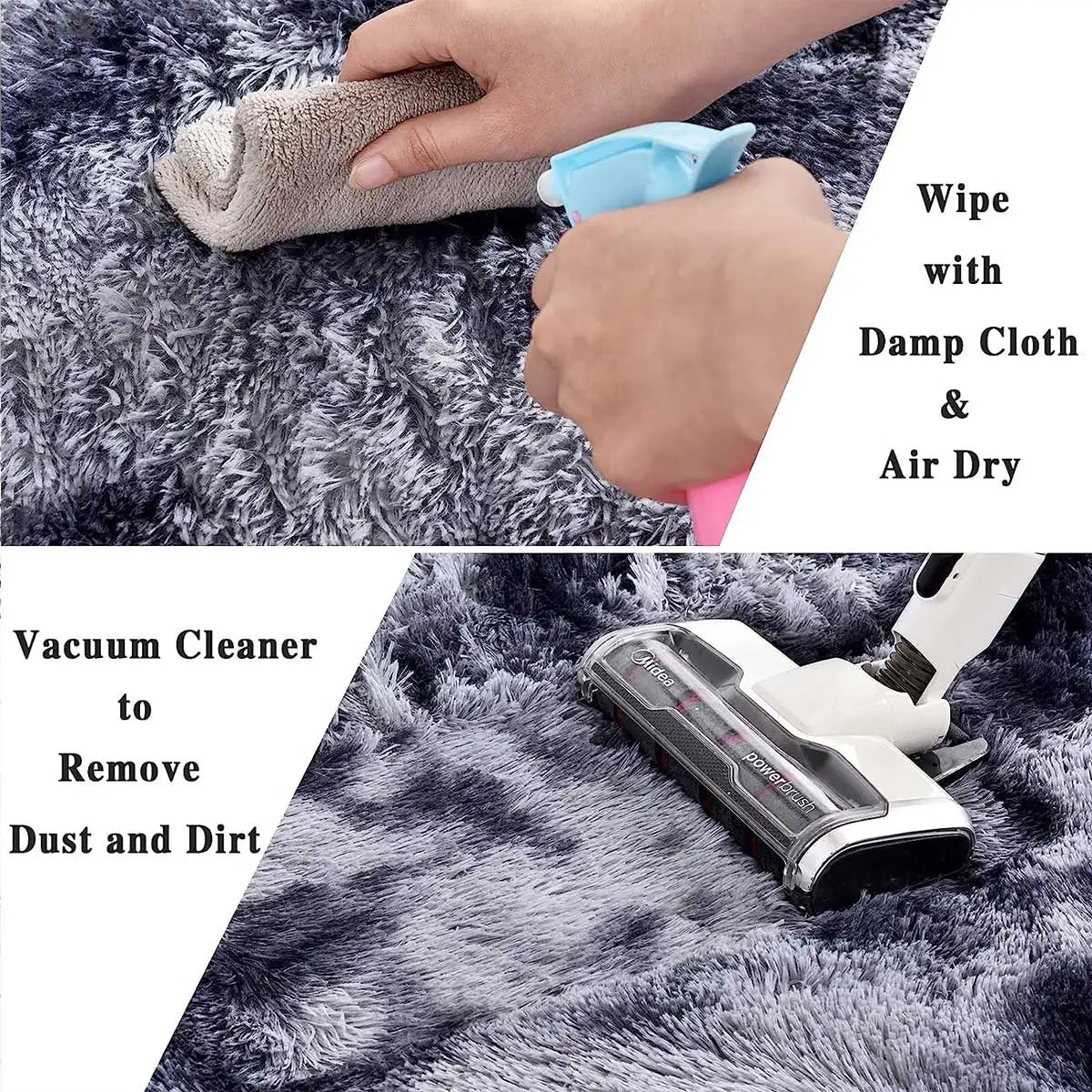 Large Fluffy Area Rug – Plush Soft Carpet for Any Room Plush Area Rug Qme