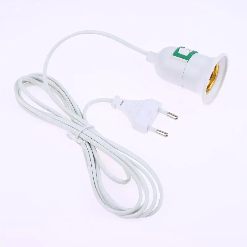 E27 Plant Light Socket EU Plug On/Off Switch 3/5/10M Wire Lamp Socket Holder Qst
