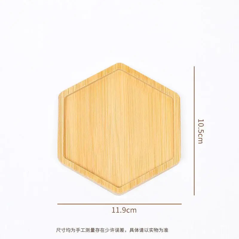 Heat Resistant Wood Coaster – Beech Walnut Mug & Coffee Pad Wood Coaster Qst A4 0